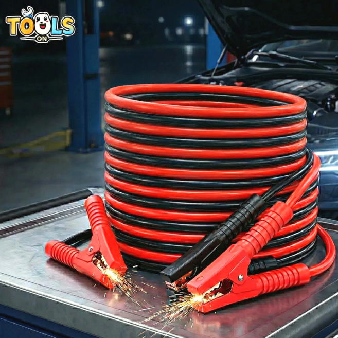 자동차 점프케이블 차랑용 점프선 배터리 방전 케이블 2000A 12V 24V, 1개, 4m