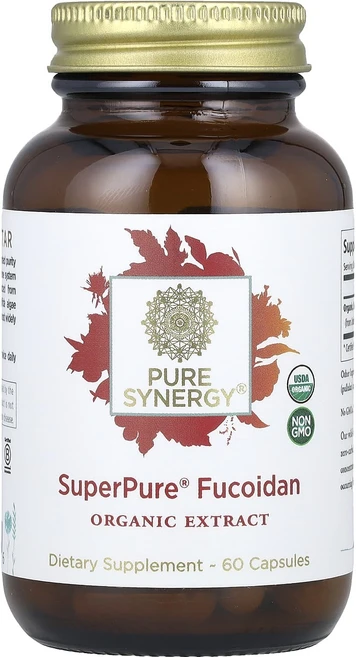 Pure Synergy SuperPure® 후코이단 100mg 캡슐 60정, PureSynergySuperPure후코이단100mg캡, 1개 - 쿠팡