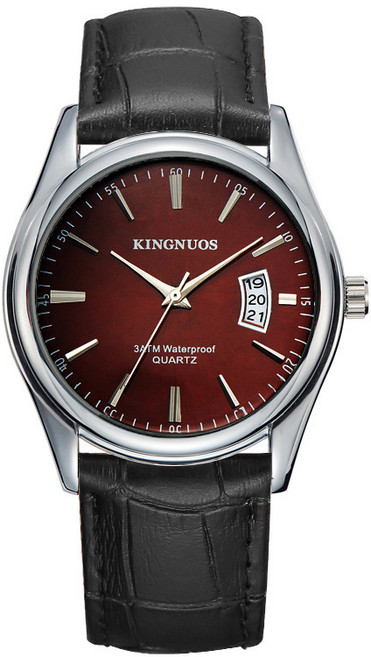 위드에이 남자 손목시계 12종 필수아이템 가죽시계 메탈시계 정장 비즈니스 쿼츠 시계 남자시계 남성시계 가성비최고상품 kingnuos -2