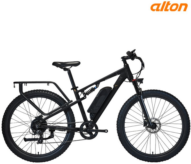 코디악27.5FS 알톤 전기자전거 2024년, 미조립-무광블랙, 1개, 190cm