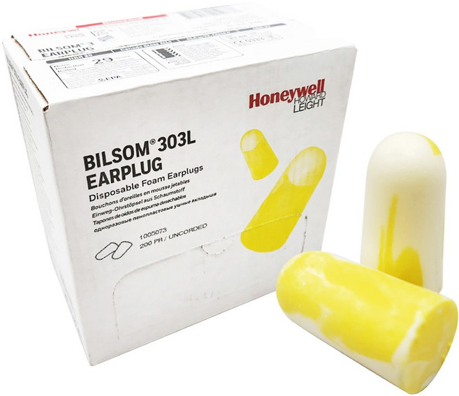 하니웰 소음방지 차단 귀마개 수면 층간 소음 이어플러그 303L 200개입(1BOX), 1개, 200쌍
