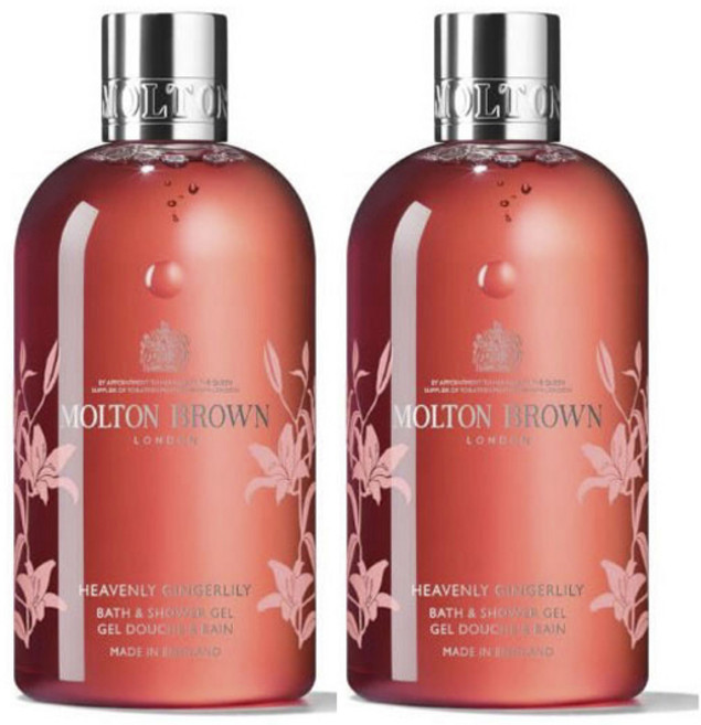 몰튼브라운 헤븐리 진저릴리 배쓰 & 샤워젤, 2개, 300ml