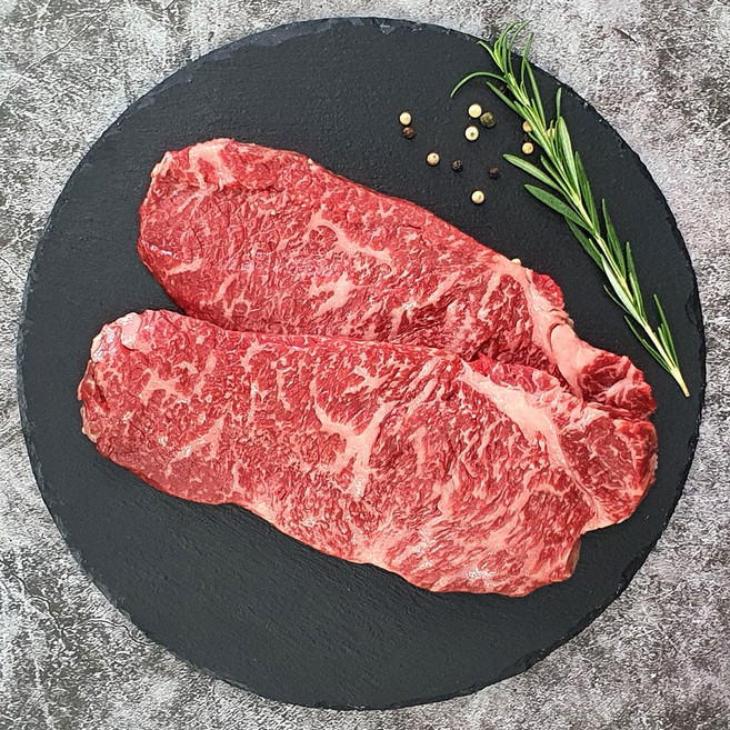 ++1등급 투뿔 한우 채끝살 스테이크 구이용 당신애한우, 600g, 1개