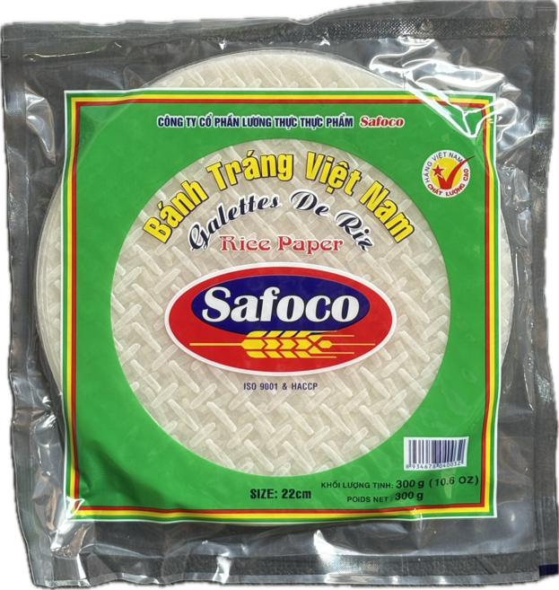 사포코 라이스 페이퍼 원형 22cm, 300g, 3개