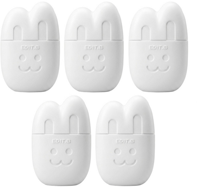 3호 밀크화이트 에딧비 베어버니 톤 필터 선크림 30 ml, 5개