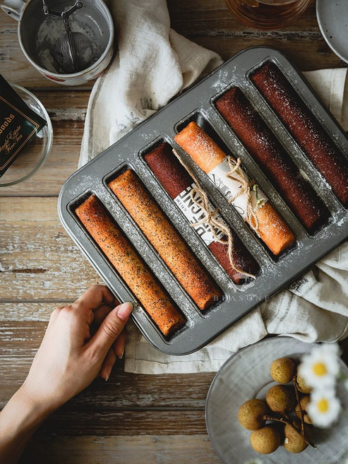 휘낭시에 긴 틀 베이킹 제빵 8구 카페 1개 바통