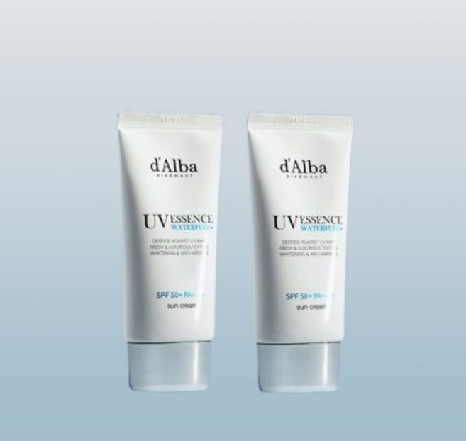 달바 워터풀 에센스 선크림 50mlX2개 SPF 50+ PA++++ 자외선차단 블루라이트차단 이지워셔블 24시간보습 534777