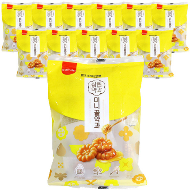 삼립 미니꿀약과 140g 12개 세트, 24개