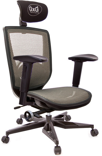 GXG 電競電腦椅 型號83F6, 淡金色