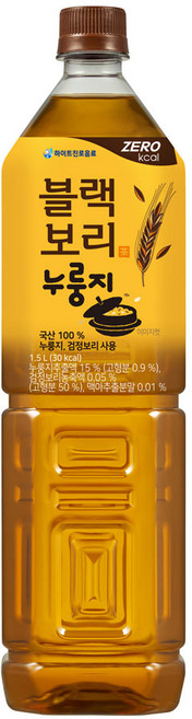 하이트진로음료 블랙보리 누룽지 1.5L 12병, 1개