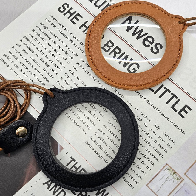 목걸이돋보기, 1개, 블랙