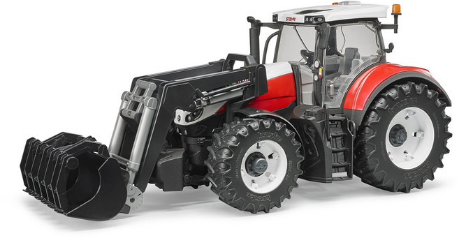 브루더 03181 프론트로더 포함 Steyr 6300 트랙터, 1개