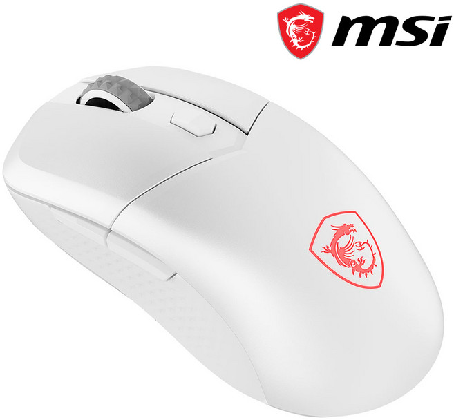 MSI VERSA 300 유무선 게이밍 마우스 화이트 컴퓨터 PC 노트북 게임용 사무용 블루투스, WHITE, MSI VERSA 300 무선 게이밍 마우스