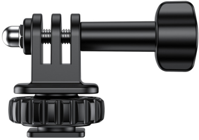 키볼 고프로 어댑터 액션캠 호환 삼각대 카메라 마운트 여행용촬영도구 핸드폰 마운트, 1개, 블랙
