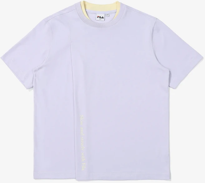 휠라 여성 Contrast RS 반팔 티셔츠 FS2RSE2186F