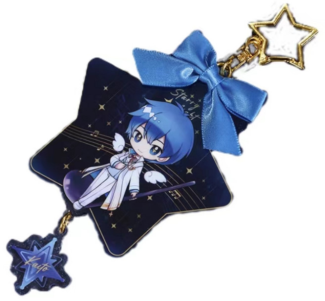 [bilibili] Hatsune Miku 미쿠 아크릴 열쇠고리, 카이토, 1개