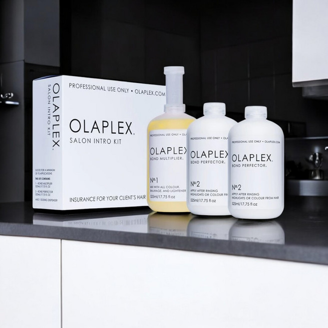 OLAPLEX 올라플렉스 살롱 인트로 키트 대용량 3종 전문가용 1세트, 1병