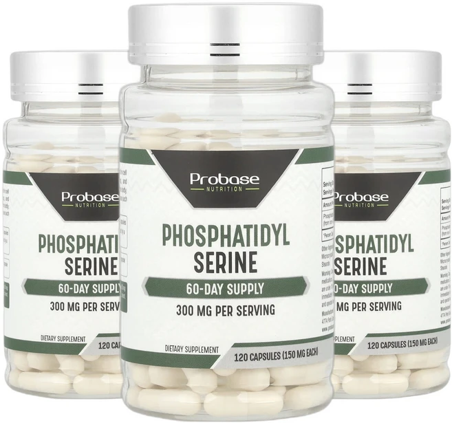 프로베이스뉴트리션 포스파티딜세린 포스타디딜세린 캡슐 120정캡슐 1정당 150mg 2+1, 3개, 120정 - 쿠팡