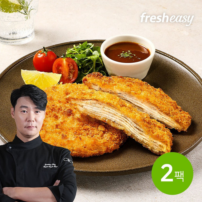 [프레시지] 최현석셰프의 바삭촉촉한 등심 7겹 돈까스 120g, 2개