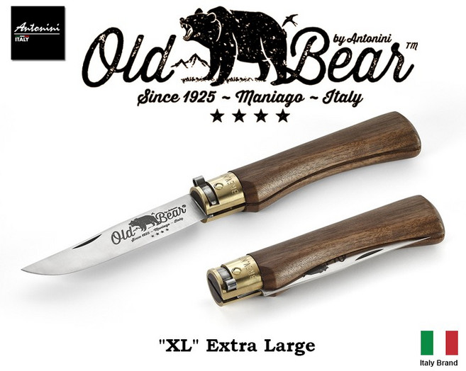 Antonini Old Bear XL號核桃木柄折刀, 1個