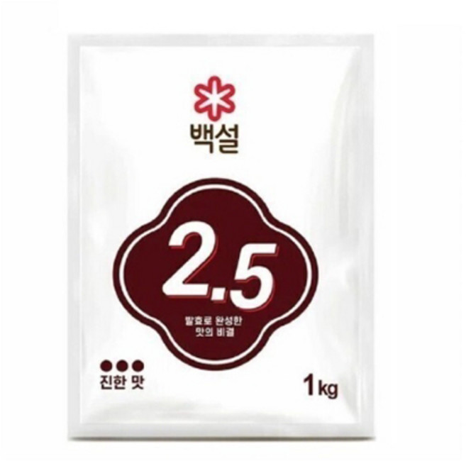 백설 핵산 2.5 1kg x 1개입, 1개, 2.5kg