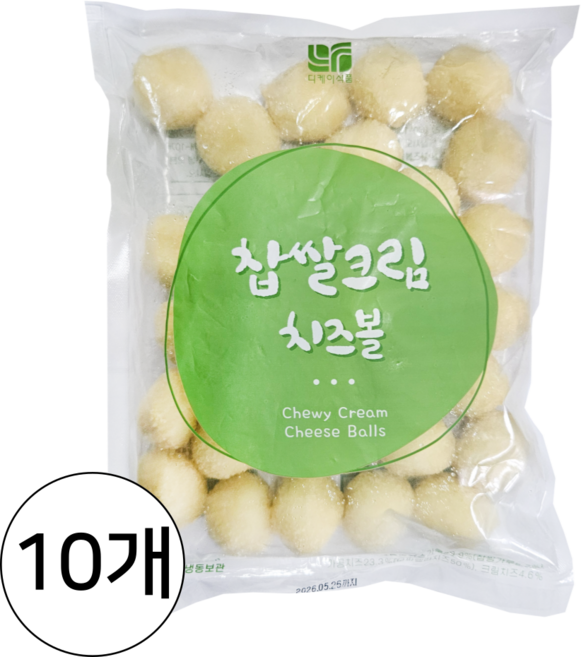 디케이 찹쌀 크림치즈볼, 10개, 1kg