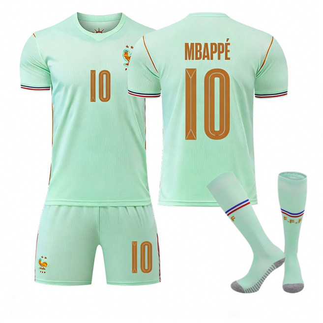 프랑스 음바페 어웨이 운동복 트레이닝 반팔티 월드컵 축구 유니폼 키즈 주니어 호환상품