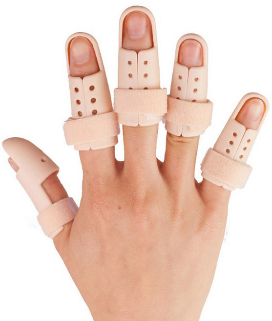 바르나 손가락깁스 보호대 고정 깁스 부목 벨크로 지지대, 1개