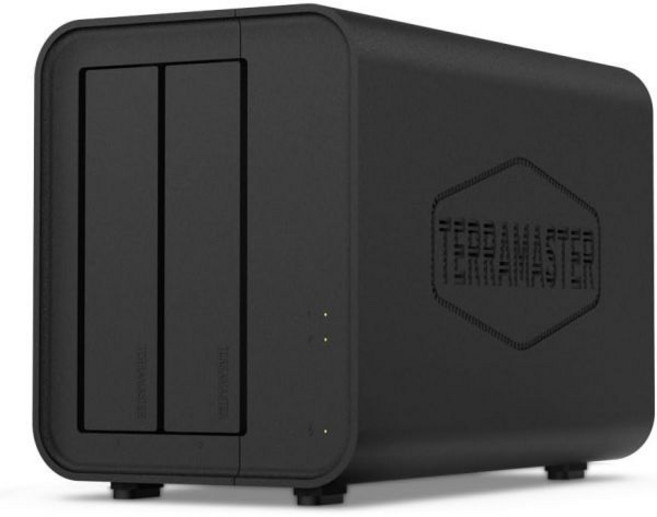 테라마스터 F6-424 최대 NAS 스토리지 - 6Bay 코어 i5 1235U 10코어 12스레드 8GB DDR5 RAM 듀얼 10GbE 포트 비즈니스용 네트워크 연결 피, 4-Core CPU/ 8GB RAM/ 2Bay/ F2-, 2개