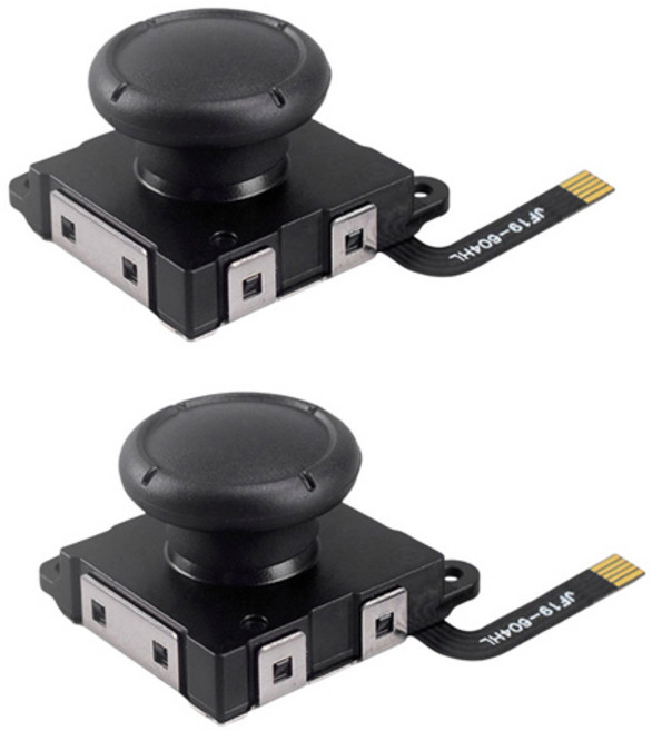 조이콘 교체용 홀 감지 조이스틱 스위치 OLED 라이트용 드리프트 전 스틱 없음 1-6 개, 01 CHINA, 한개옵션2, [02] 2Pcs