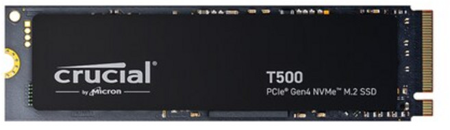 마이크론 T500 PCIe Gen4 NVMe M.2 SSD, 2TB, CT2000T500SSD8