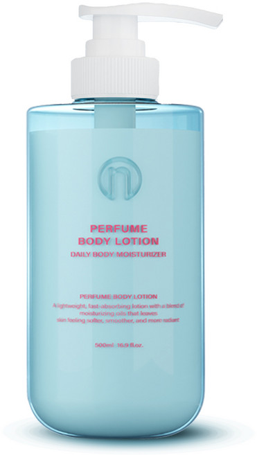 더나플러스 퍼퓸 바디로션 플로럴 우디향 데일리 보습 바디크림, 1개, 500ml