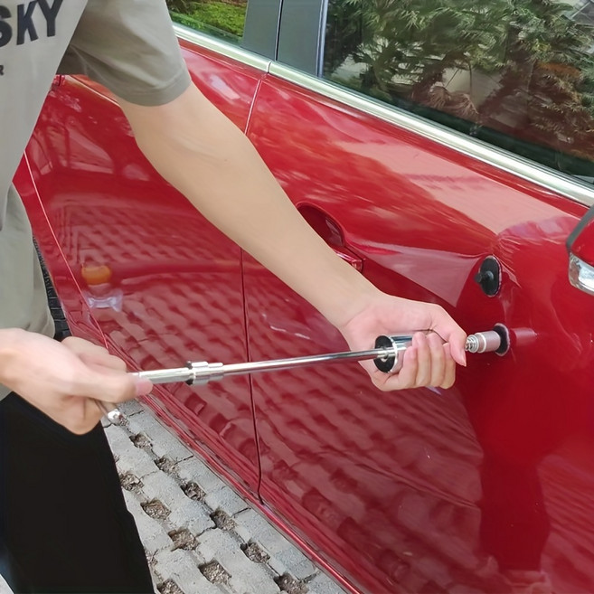 자동차 도어 찌그러짐 셀프 복원 공구 세트 복원 봉 1개 패드 16개 혼합 구성, 1세트, 혼합 색상