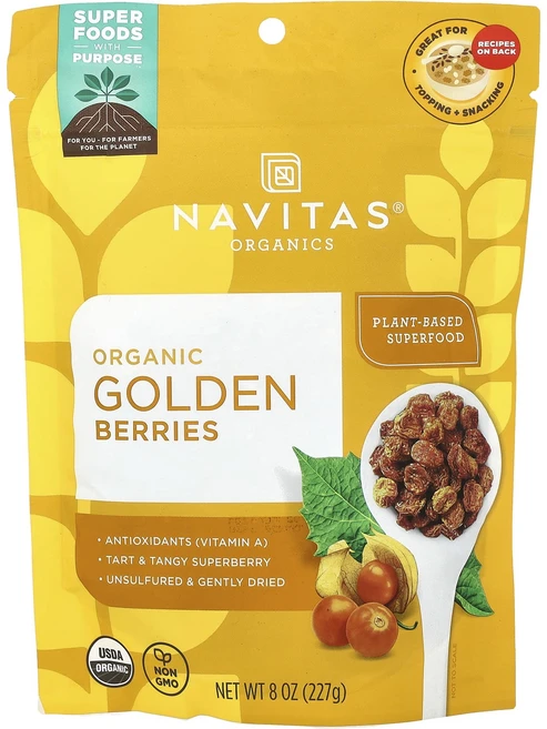 몸관리하세요 겨울입니다 Navitas Organics 골든 베리 8 온스 (227 g) 특별관리진행, NavitasOrganics골든베리8온스227g, 1개 - 쿠팡