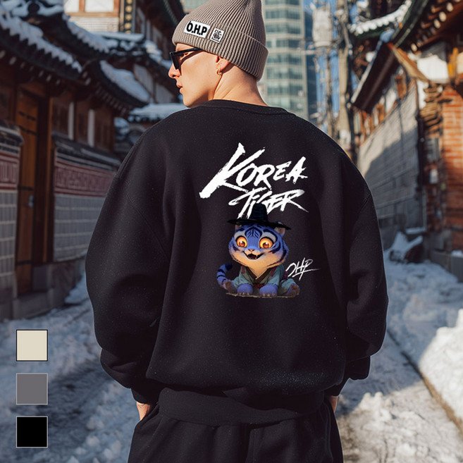 OHP 작품을 입는다 기모 맨투맨 best3