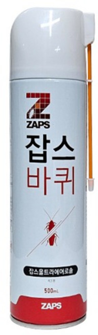 잡스바퀴 잡스울트라 에어로솔 500ml 바퀴벌레 빈대약
