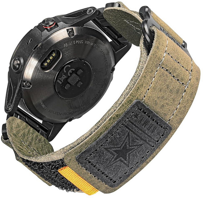 나일론 스포츠 시계 밴드 Garmin Instinct 3 50mm/Fenix 8 51mm/Fenix 7X/7X Pro/6X/6X Pro/5X/5X Plus Tactix 7 Pr, 22MM / Small (6.4'' to 7.4''), 그레이/3