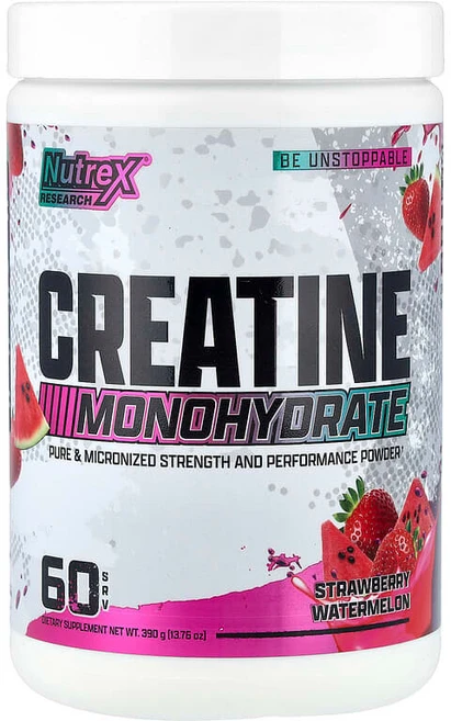 Nutrex Research 크레아틴 일수화물 딸기 수박 390g(13.76oz) NRX-73213 - 쿠팡