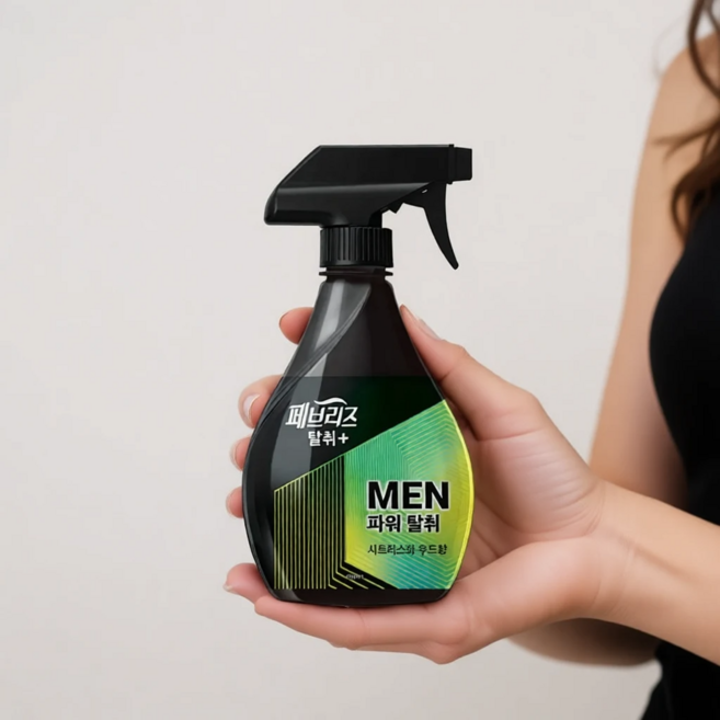 페브리즈 섬유탈취제 포맨 시트러스앤우드향 섬유향수 강력탈취, 370ml, 2개