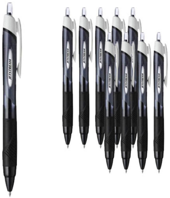 제트스트림 유성볼펜 1.0mm SXN-150-10, 블랙, 10개