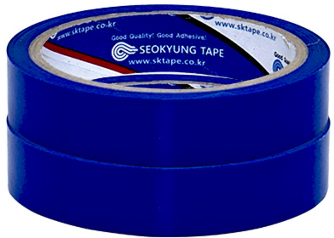 일반컬러 셀로판테이프 (20mm - 120개) 블루, 120개