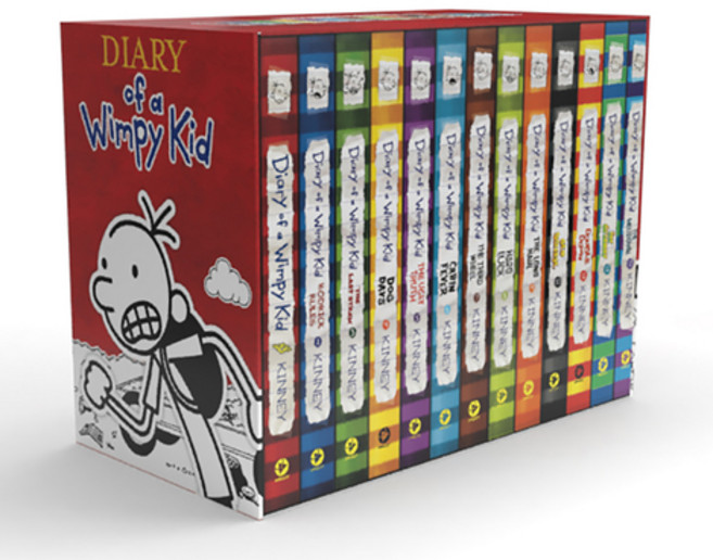 Diary of a Wimpy Kid Box of Books (1-13) Hardcover, Harry N. Abrams, English, 9781419751660