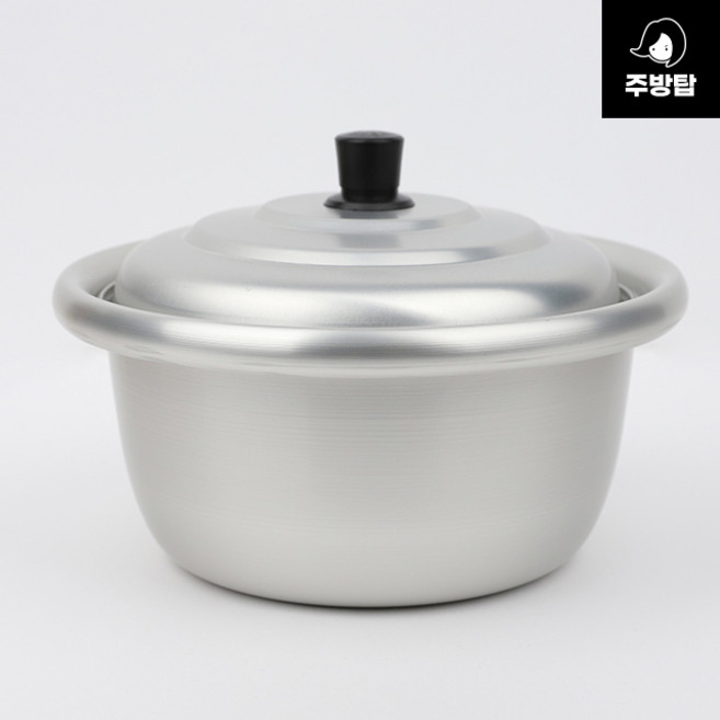 새마을솥 양은냄비 국산 업소용 식당 양푼 찌개 칼국수 솥, 24cm, 1개