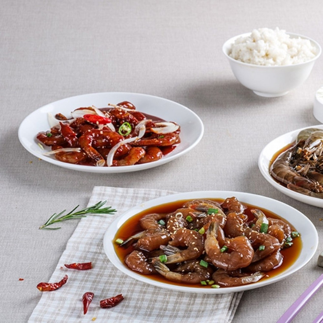 입맛 없을 때 먹기 편한 깐새우장 양념새우장 세트, 깐새우장 300G x 2+양념새우장 300G, 1개, 300g