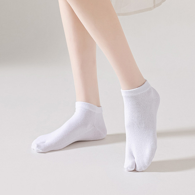 여성 일본 족발 발가락 무봉제 짧은 발목 타비양말 5켤레세트 컬러선택