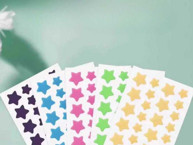 노케이 별모양여드름패치 스팟패치 모양 여드름, 1개, 검은색 40개입/1매 (피부)