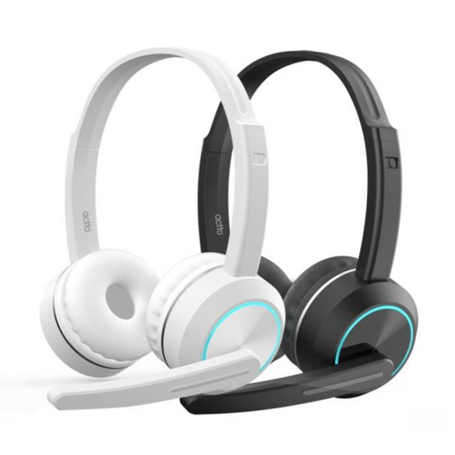 엑토 어학용 LED 블루투스 헤드셋 붐마이크 BTH-08, 쿠팡 BTH-08화이트, 쿠팡 본상품선택