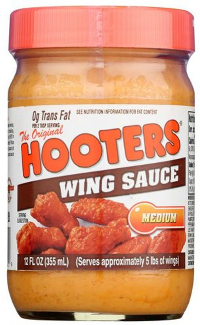 후터스 윙 소스 미디엄 Hooters Sauce Wing Medium, 1개, 355ml