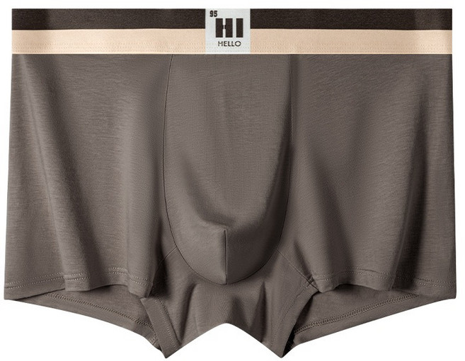 7A 純棉男士內褲 中腰平口四角褲 大尺碼