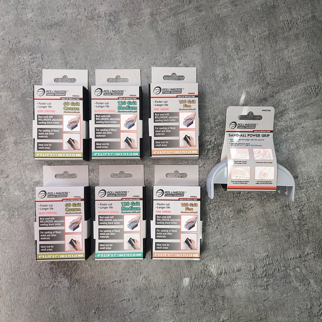 롤링독 스펀지 사포 올인원 세트, 1세트